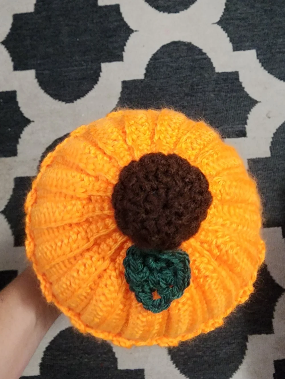 Pumpkin Infant Beanie Hat
